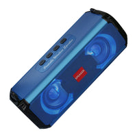HKM-709331 Portable 2-in-1 Wireless Bass Speakers with RGB LED Light and Bluetooth Connectivity