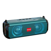HKM-709331 Portable 2-in-1 Wireless Bass Speakers with RGB LED Light and Bluetooth Connectivity