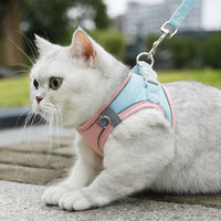 HKM-7094205 Small Dog Vest with Hand-Holding Rope - Multiple Color Options Available