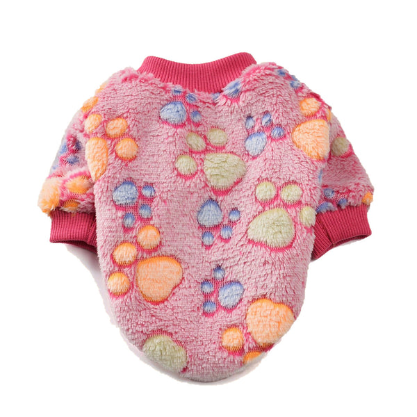 HKM-7094973 Stylish Dog Sweater with Fun Patterns - Milk Bottle, Stars, Bones, Footprints in Various Colors and Sizes