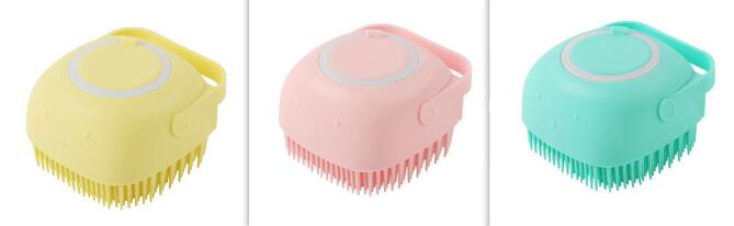 HKM-7095997 Silicone Dog Bath Massage Gloves for Gentle Grooming and Cleaning Pets
