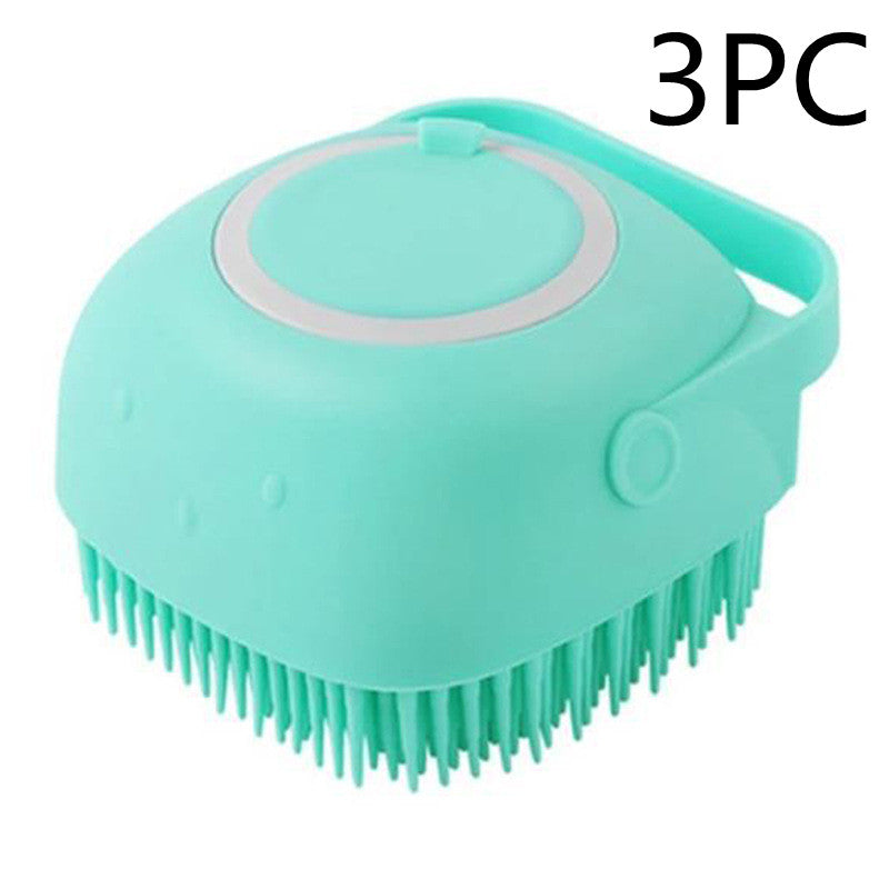 HKM-7095997 Silicone Dog Bath Massage Gloves for Gentle Grooming and Cleaning Pets