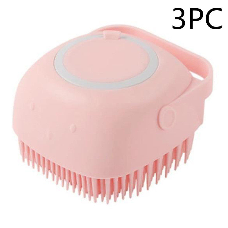 HKM-7095997 Silicone Dog Bath Massage Gloves for Gentle Grooming and Cleaning Pets