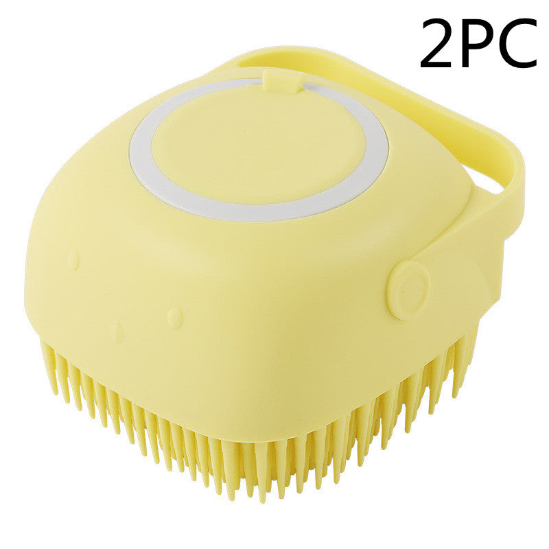 HKM-7095997 Silicone Dog Bath Massage Gloves for Gentle Grooming and Cleaning Pets