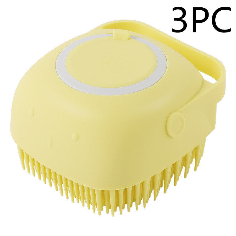 HKM-7095997 Silicone Dog Bath Massage Gloves for Gentle Grooming and Cleaning Pets