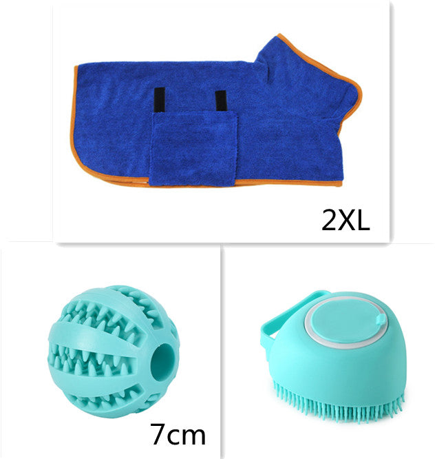HKM-7095997 Silicone Dog Bath Massage Gloves for Gentle Grooming and Cleaning Pets