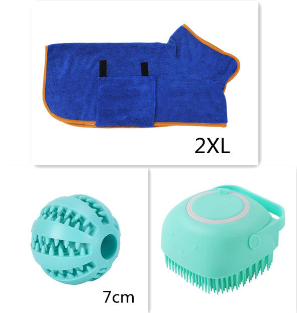HKM-7095997 Silicone Dog Bath Massage Gloves for Gentle Grooming and Cleaning Pets