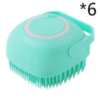 HKM-7095997 Silicone Dog Bath Massage Gloves for Gentle Grooming and Cleaning Pets