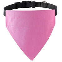 HKM-7096765 Cotton Multicolor Dog Triangular Scarf for All Seasons - DIY Pet Accessory