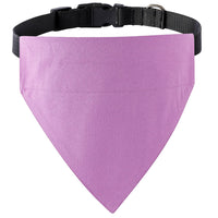 HKM-7096765 Cotton Multicolor Dog Triangular Scarf for All Seasons - DIY Pet Accessory