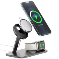 HKM-709715 Alloy Watch Charging Stand with Data Cable Accessories for Desktop Use