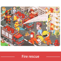HKM-709779 30-Piece Wooden Jigsaw Puzzle for Toddlers - Educational Montessori Animal Game for Kids