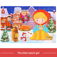 HKM-709779 30-Piece Wooden Jigsaw Puzzle for Toddlers - Educational Montessori Animal Game for Kids