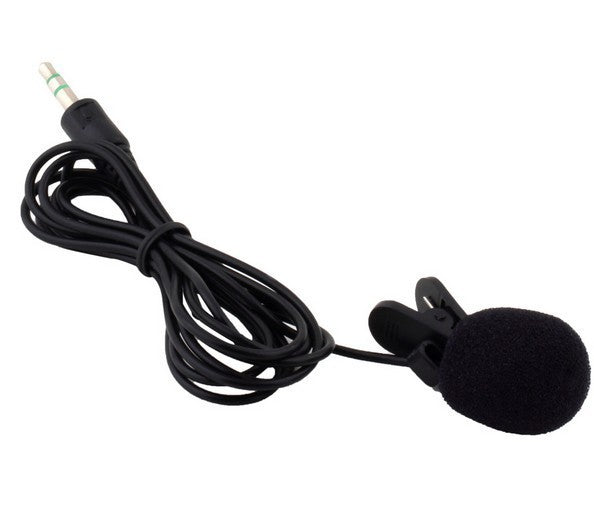HKM-709843 Condenser Lavalier Microphone with 3.5mm Connector and 2m Lead Wire