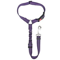 HKM-7099965 Elastic Reflective Dog Car Harness with Traction Rope and Strap