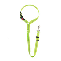 HKM-7099965 Elastic Reflective Dog Car Harness with Traction Rope and Strap