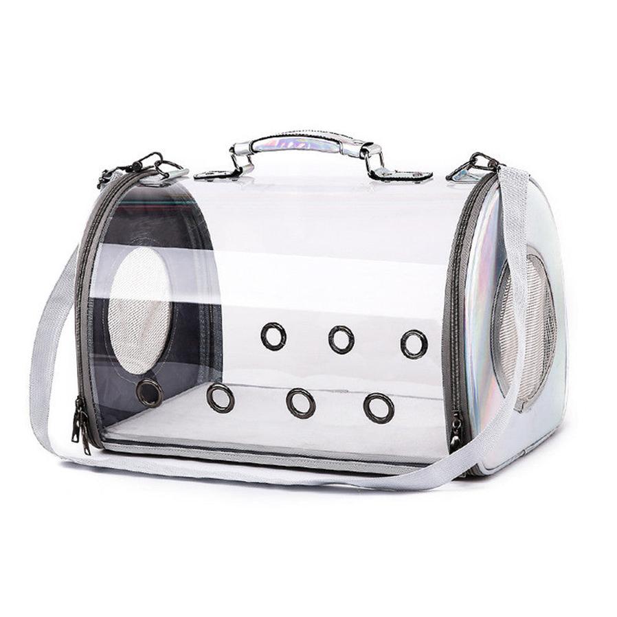HKM-710163 Transparent Pet Carrier with Travel-Friendly Design