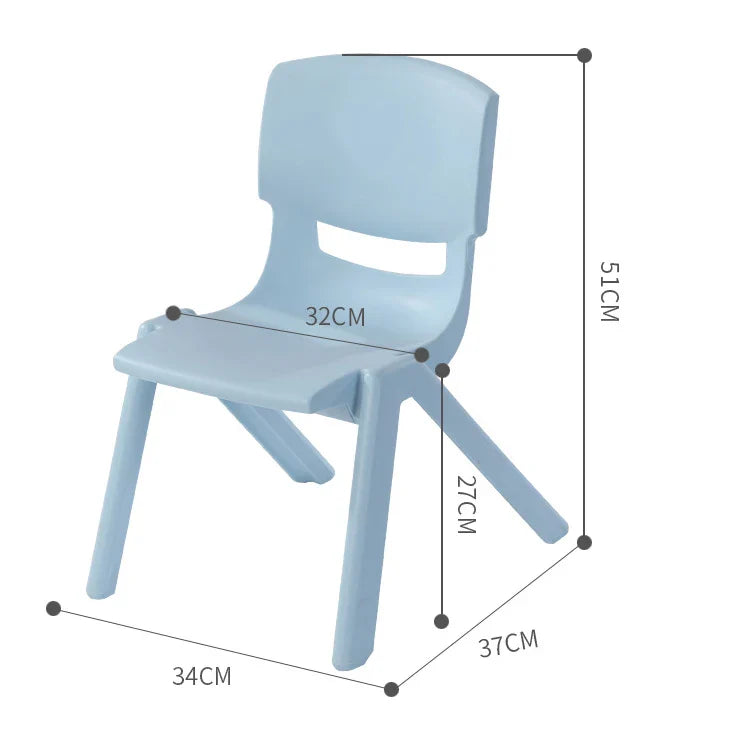 HKM-710355 Colourful Stackable PP Plastic Chairs for Kids – Indoor Use Furniture