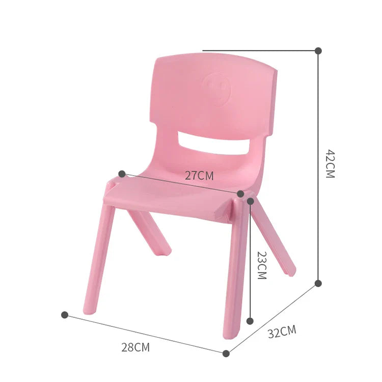 HKM-710355 Colourful Stackable PP Plastic Chairs for Kids – Indoor Use Furniture