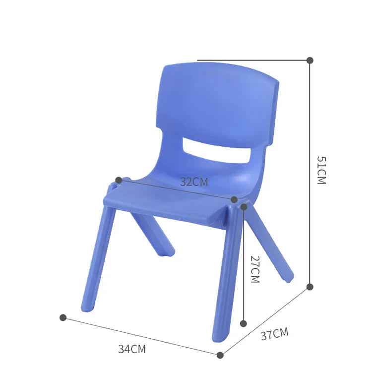 HKM-710355 Colourful Stackable PP Plastic Chairs for Kids – Indoor Use Furniture