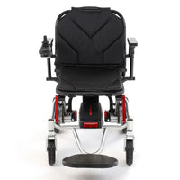 HKM-710355 Portable Aluminium Alloy Electric Wheelchair with Remote Control and Foldable Design, 150W Double Motors, Ideal for Mobility