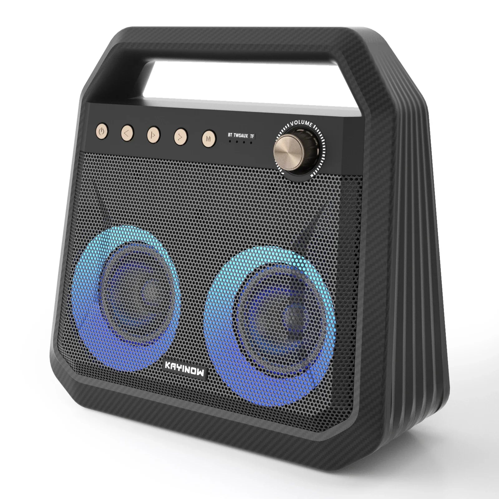 HKM-710483 Portable High-Power Active DJ Speakers with Camping Light for Outdoor Use
