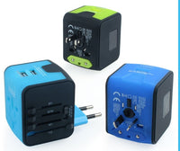 HKM-710547 Multi-Function Conversion Socket with Dual USB Charger and 6 Outlet Slots