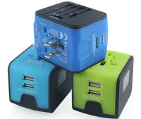 HKM-710547 Multi-Function Conversion Socket with Dual USB Charger and 6 Outlet Slots