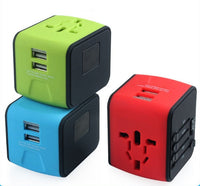 HKM-710547 Multi-Function Conversion Socket with Dual USB Charger and 6 Outlet Slots