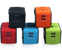 HKM-710547 Multi-Function Conversion Socket with Dual USB Charger and 6 Outlet Slots