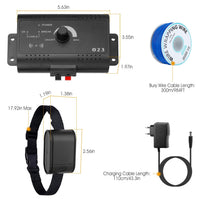 HKM-7105597 Electric Dog Fence System with Tone and Shock Collar for Safe Boundary Training