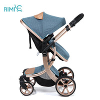 HKM-3710675 360-Degree Rotating 4-in-1 European Luxury Baby Stroller