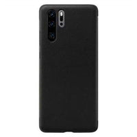 HKM-710739 All-in-One Leather Case with Smart Sleep Feature for HUAWEI Devices - Anti-Fall TPU Protection - Black