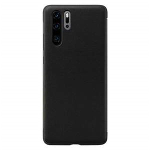 HKM-710739 All-in-One Leather Case with Smart Sleep Feature for HUAWEI Devices - Anti-Fall TPU Protection - Black