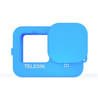 HKM-710867 GoPro Hero 9 Silicone Sleeve with Lens Cover - Anti-Drop Protective Accessory