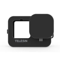 HKM-710867 GoPro Hero 9 Silicone Sleeve with Lens Cover - Anti-Drop Protective Accessory