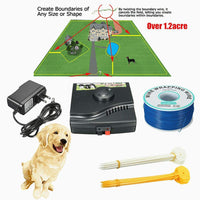 HKM-7109181 Wireless Pet Containment System with Rechargeable Collar and Training Flags
