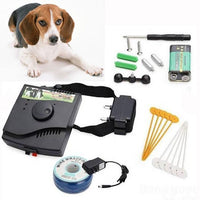 HKM-7109181 Wireless Pet Containment System with Rechargeable Collar and Training Flags