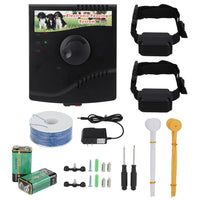 HKM-7109181 Wireless Pet Containment System with Rechargeable Collar and Training Flags