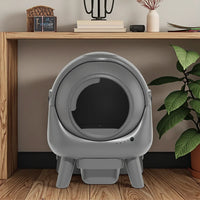 HKM-710931 Large 65L Full-Cover Cat Litter Box with Anti-Splash Design and Odor Control