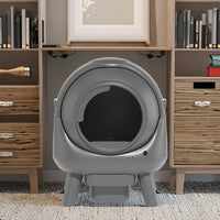 HKM-710931 Large 65L Full-Cover Cat Litter Box with Anti-Splash Design and Odor Control