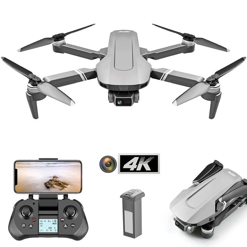 HKM-710995 F4 Two-Axis Gimbal Drone with 4K Camera, 25-Min Flight Time, 2000m Range, and Carrying Case