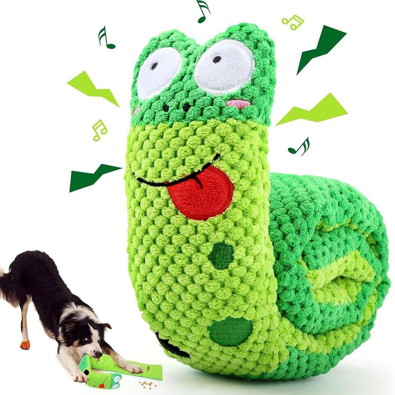 HKM-710995 Interactive Squeaky Dog Puzzle Toy for Foraging and Stress Relief - Suitable for Small, Medium, and Large Dogs