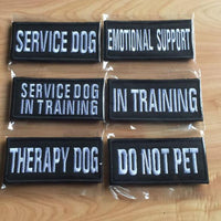 HKM-710995 Pet Embroidered Canvas Badge Cloth Sticker for Clothing - 9 x 4cm