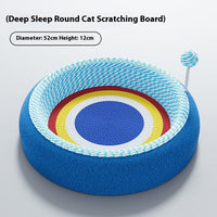 HKM-7110717 Integrated Cat Scratch Board with Soft Nesting Surface - Wear-Resistant and Durable Design