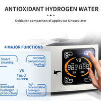 HKM-711251 Hydrogen Rich Water Generator - 2L Alkaline Water Ionizer with High Borosilicate Glass and Electric Household Design