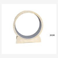 HKM-7114941 Cat Treadmill Roller - Solid Wood Running Toy with Safety Features and Quiet Design