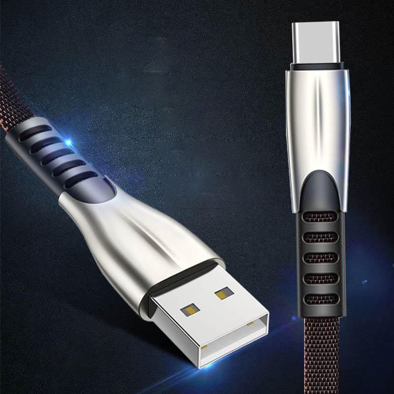 HKM-711507 Fast Charging Micro USB & Type-C Cable - 1m Length for Android Devices