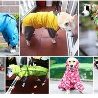 HKM-7115837 All-Weather PU Raincoat for Dogs