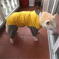 HKM-7115837 All-Weather PU Raincoat for Dogs